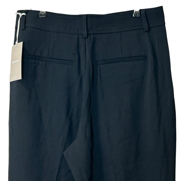 Everlane Japanese GoWeave Way-High Tapered Pant Black Women 6 NWT - Picture 12 of 14